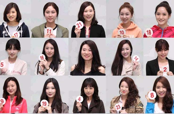 2013韩国小姐“撞脸”?