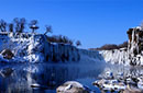 观镜泊湖冰雪胜景