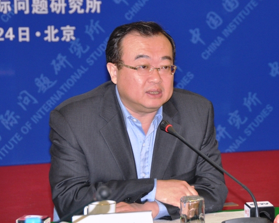 外交部部长助理刘建超(摄影:人民网 郑青亭)