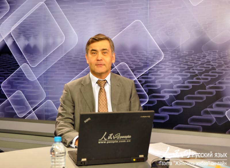 哈萨克斯坦驻华大使叶尔梅克巴耶夫(资料图)