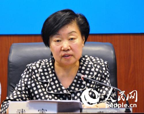 中国社会科学院原副院长、中华日本学会会长武寅(摄影:人民网 郑青亭)