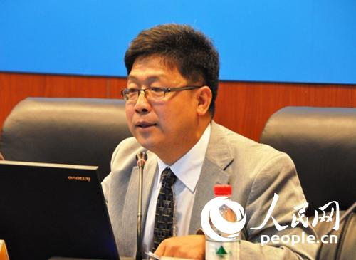 中国社会科学院日本研究所副所长杨伯江(摄影:人民网 郑青亭)