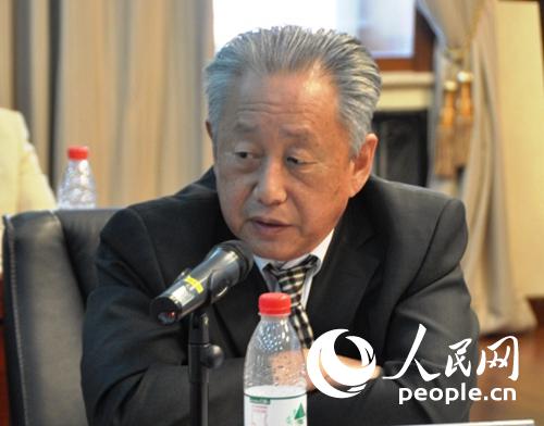 中国社会科学院日本研究所研究员蒋立峰(摄影:人民网 郑青亭)