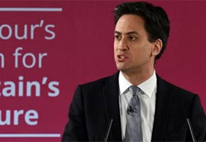 英国工党党魁米利班德 打开“预算责任之锁”; 提高最低工资,与平均工资形成恰当比例。