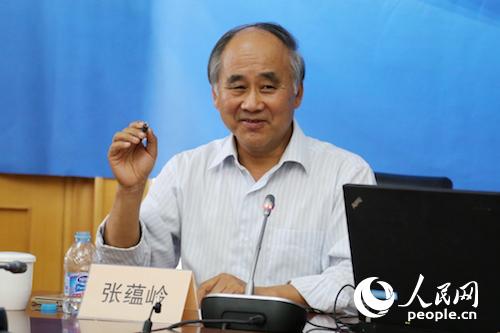 全国政协委员、中国社会科学院学部委员张蕴岭 (林昶 摄)