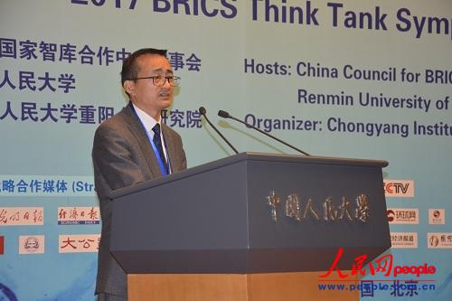 中国人民大学副校长刘元春 刘亚洁摄