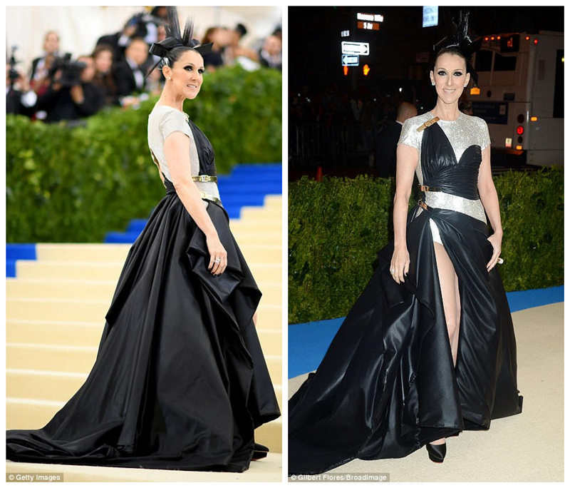 ������������ϯ�ա����̣� Celine Dion �����ŷ�˼�ܳ�ȹ��һ�βμ�Met Gala