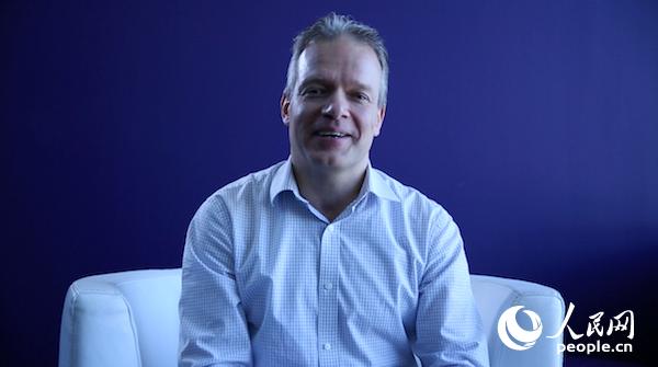 美国Oath公司副总裁尼克拉斯·卡尔森(Niklas Karlsson)接受人民网专访。