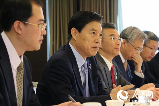 中国商务部部长钟山(许永新 摄)