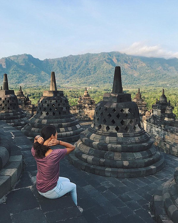 �����߿��Կ���צ�۵������޸����£�Borobudur Temple��������������צ���������Ľ���֮һ������9���͡�