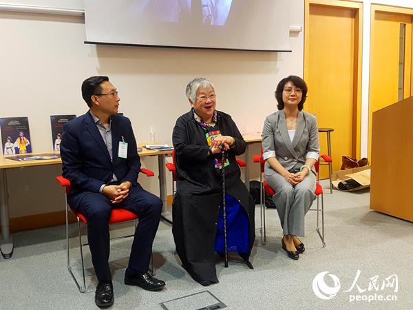 中国国家京剧院2018年英国演出即将启幕,举办发布会(白天行摄)