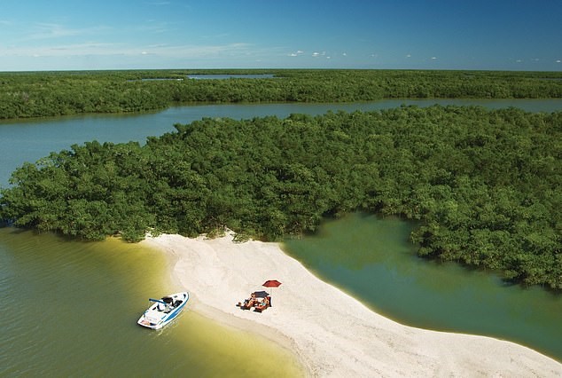 乘坐独木舟或皮划艇探索小岛。