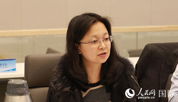 中国外交研究所副教授 周绍雪 (贾文婷 摄)