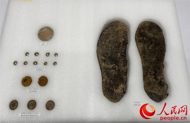 志愿军烈士遗物。人民网 张悦摄