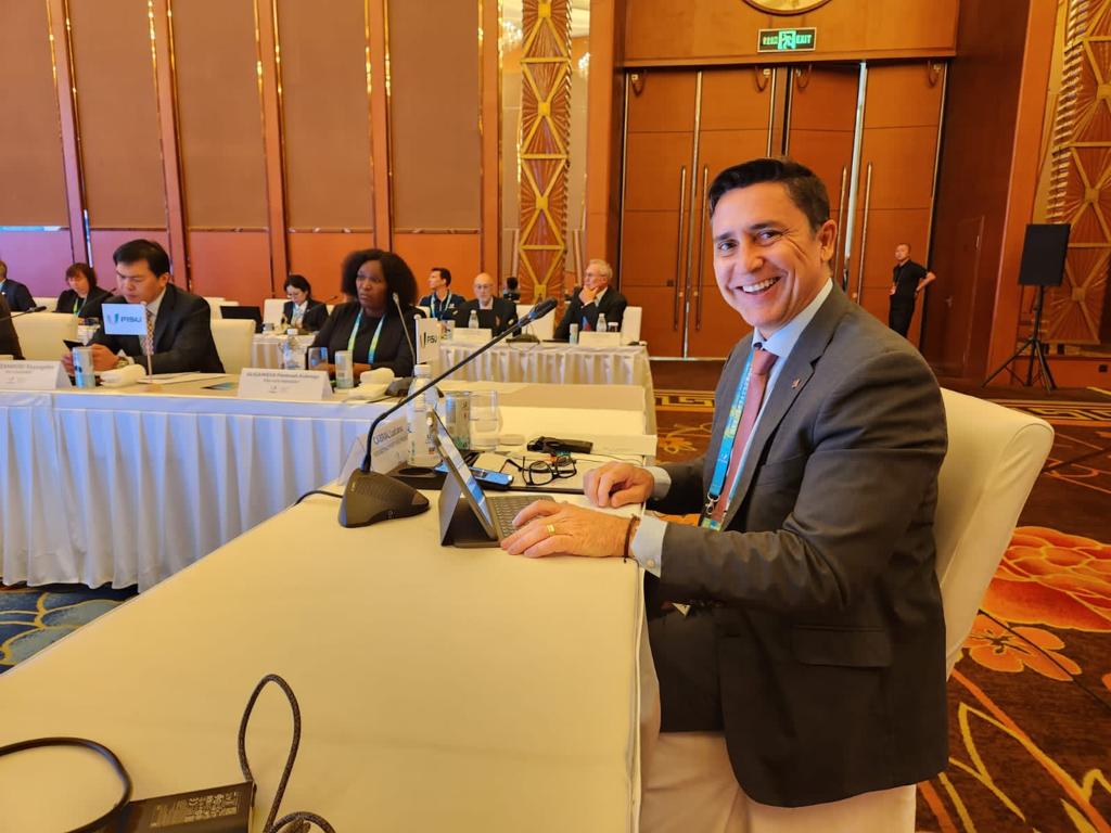 巴西大学生体育联合会主席卢西亚诺·卡布拉尔(受访者供图)