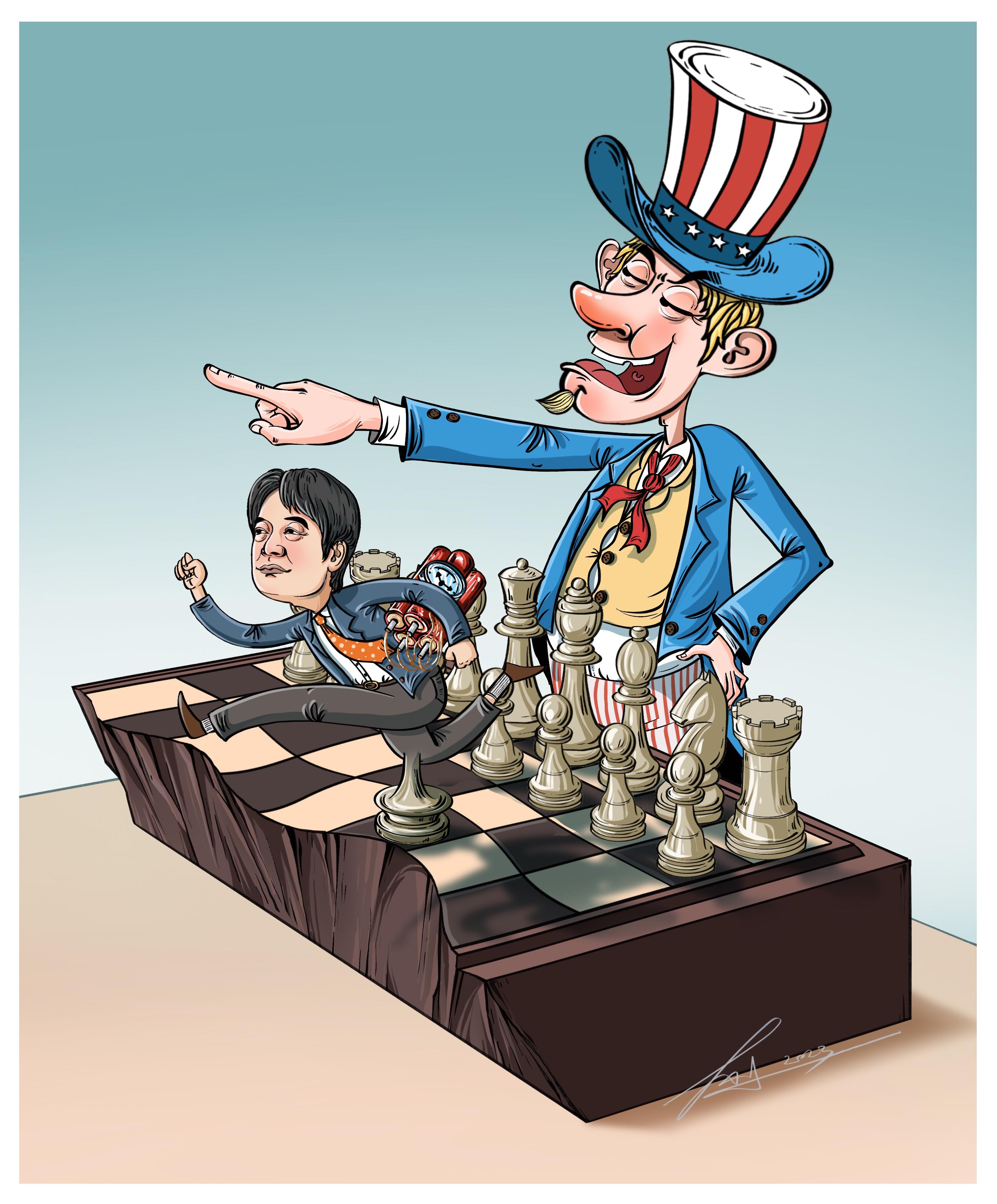 漫画作者:谭希光(人民网版权图片,未经授权,请勿转载。)