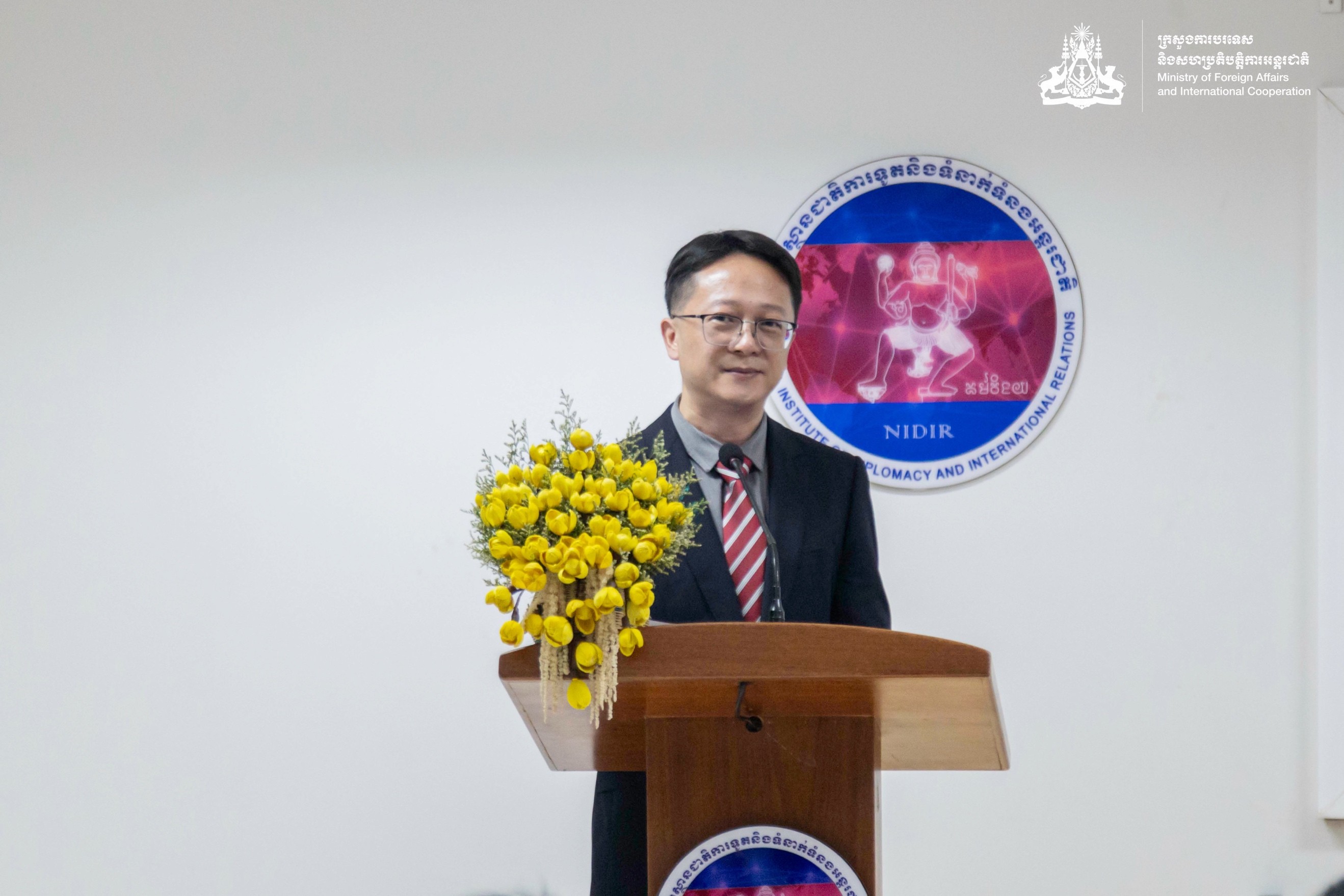 柬埔寨王家研究院孔子学院中方院长牛力。受访者供图