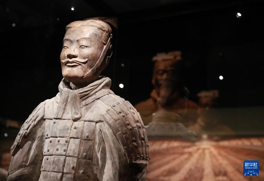 　　这是6月25日在澳大利亚珀斯西澳博物馆拍摄的展品。新华社记者 马平 摄