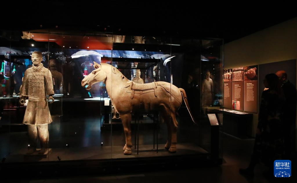 　　这是6月25日在澳大利亚珀斯西澳博物馆拍摄的展品。新华社记者 马平 摄