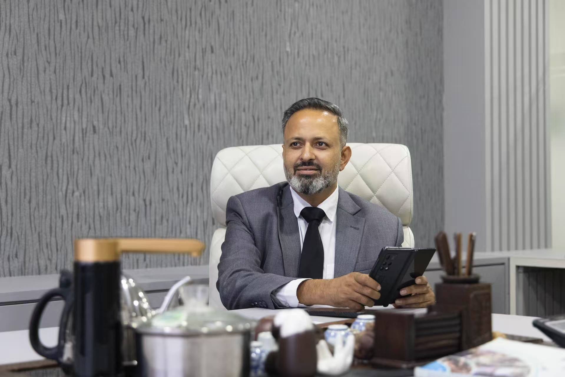 尼中友好论坛主席高亮。图片由本人提供