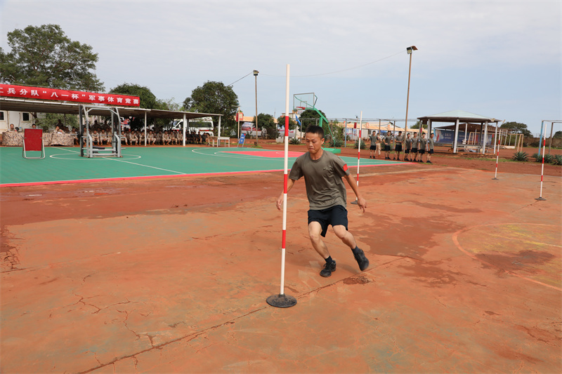 体育竞赛现场。维和工兵分队供图