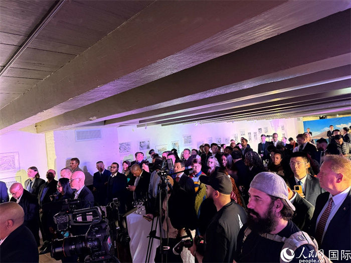 招待会现场。人民网记者 戴楷然摄