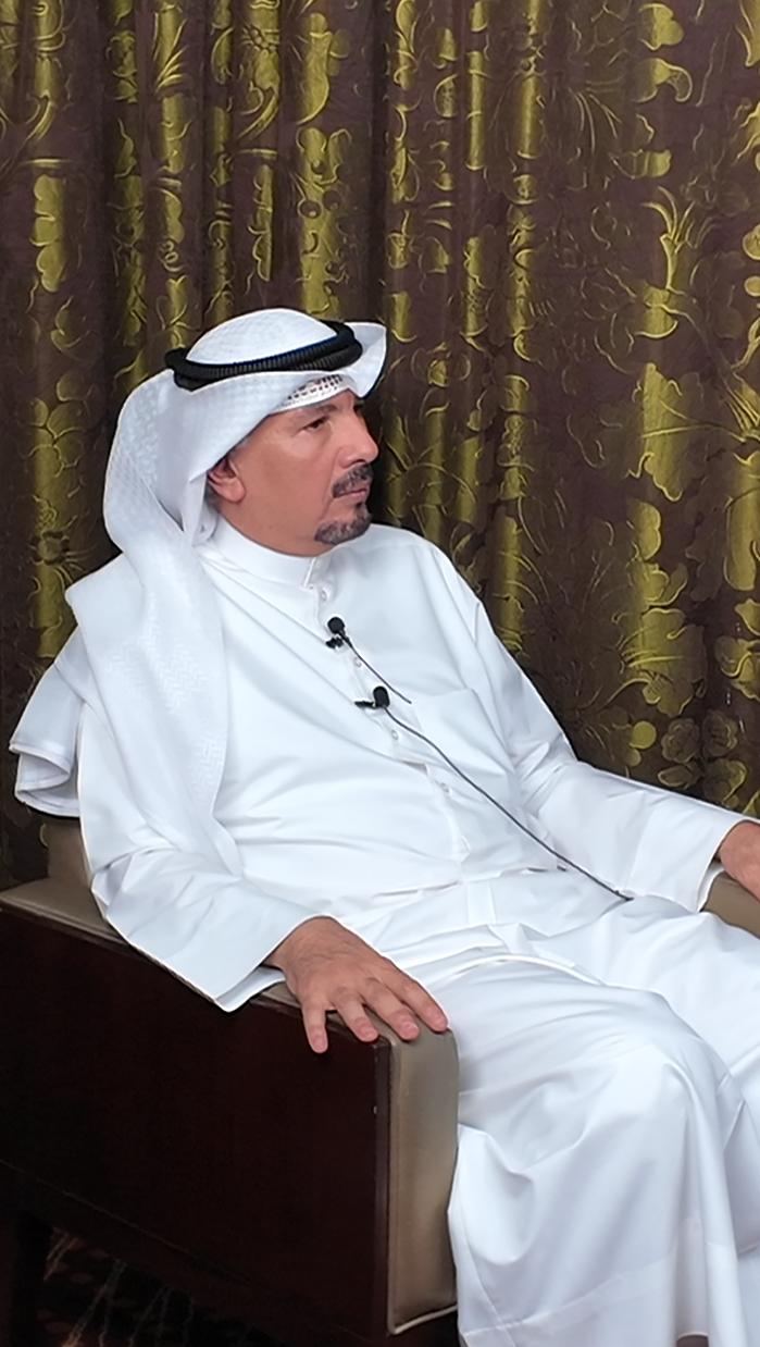 科威特驻华大使贾西姆·纳吉姆接受采访。人民网记者 曹欣悦摄