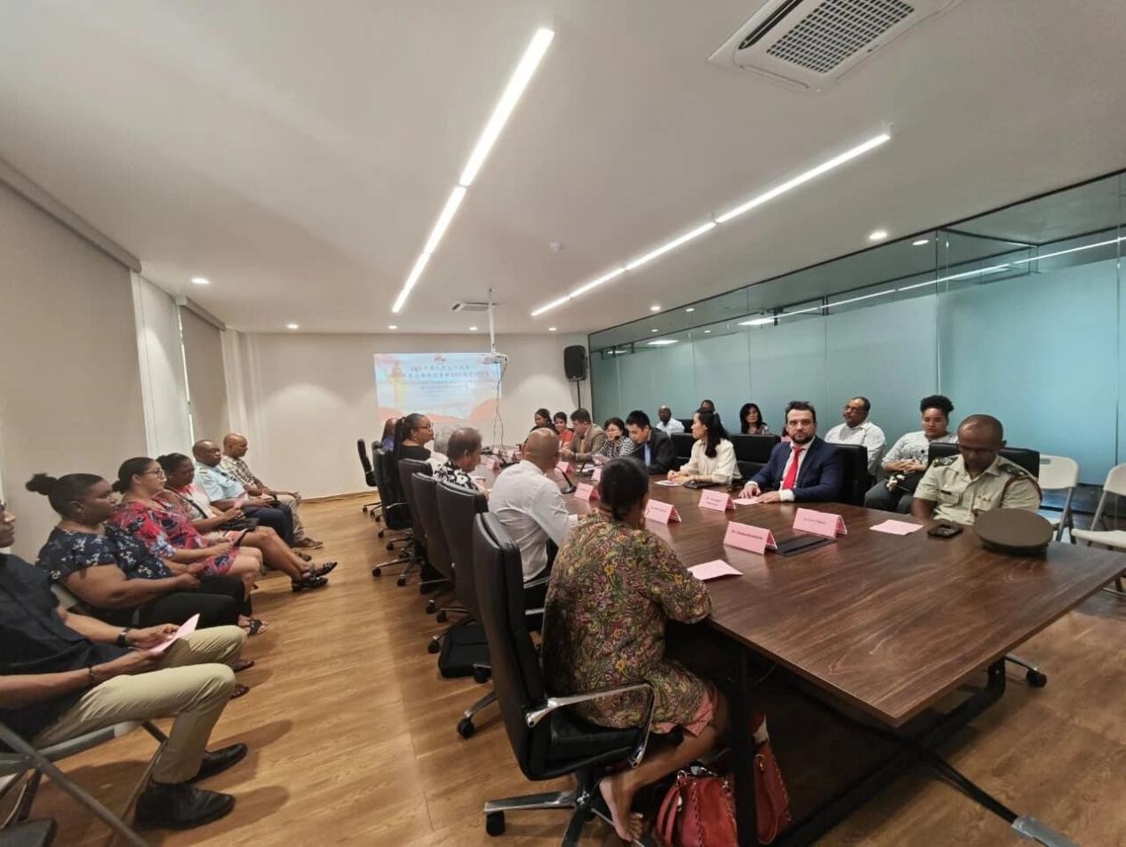 研讨会现场。中国驻塞舌尔大使馆供图