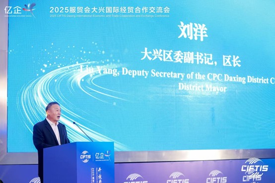 刘洋在活动中致辞。图片由主办方提供