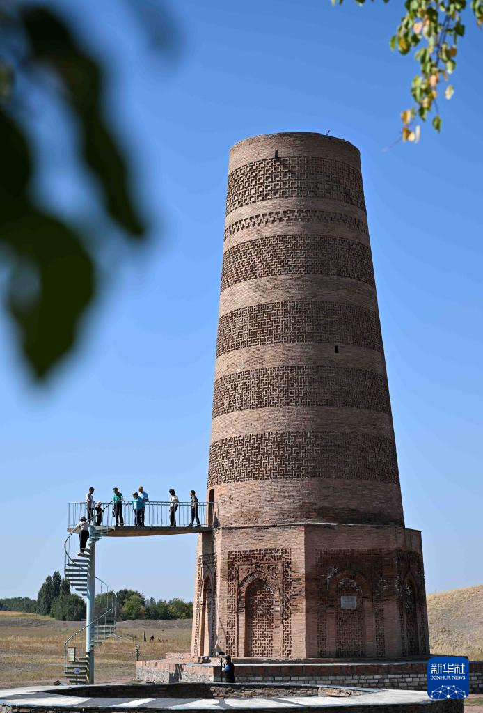 这是9月20日在吉尔吉斯斯坦楚河州拍摄的布拉纳塔。新华社记者 李任滋 摄