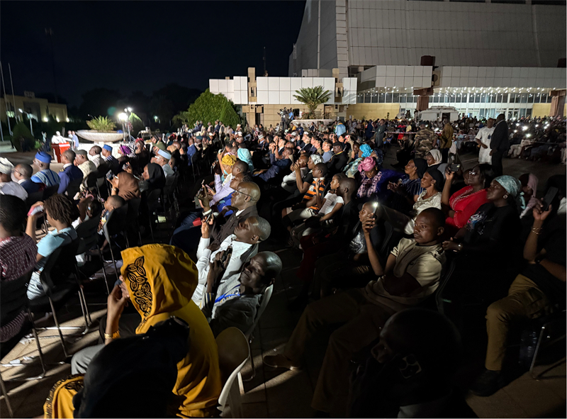 无人机表演现场。主办方供图