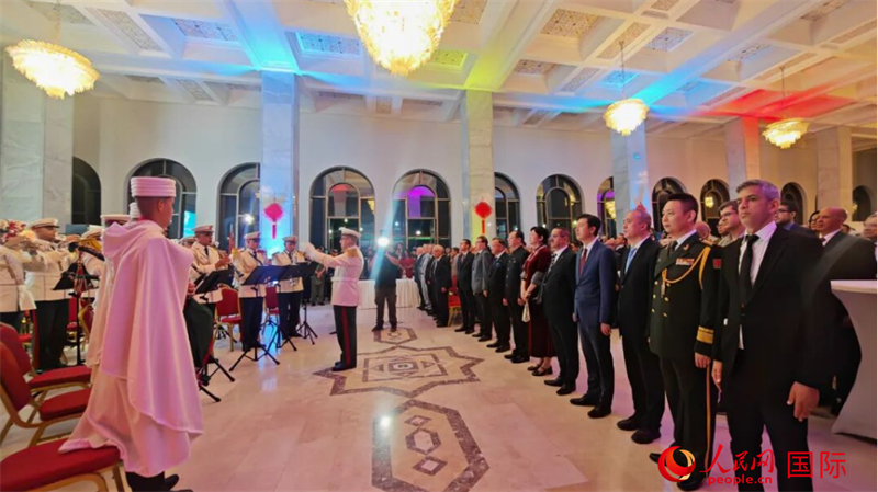 招待会现场。人民网记者 郝瑞敏摄