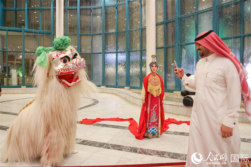 招待会现场。人民网记者 任皓宇摄