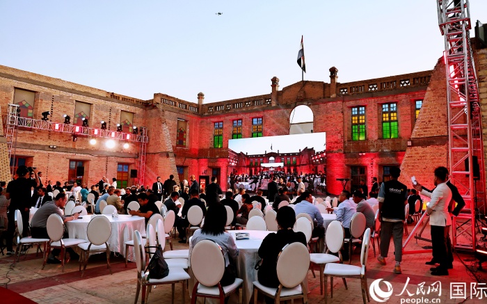 庆祝活动在巴格达的旧总督府大楼举行。人民网伊纳斯·易卜拉欣摄