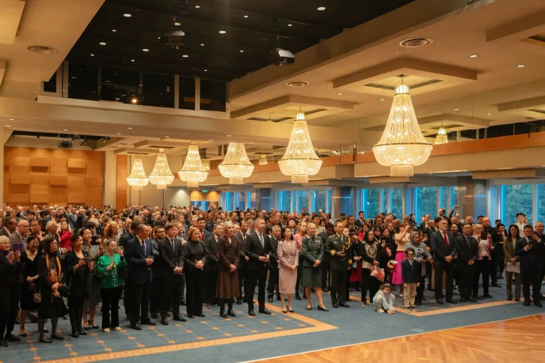 招待会现场。中国驻挪威大使馆供图