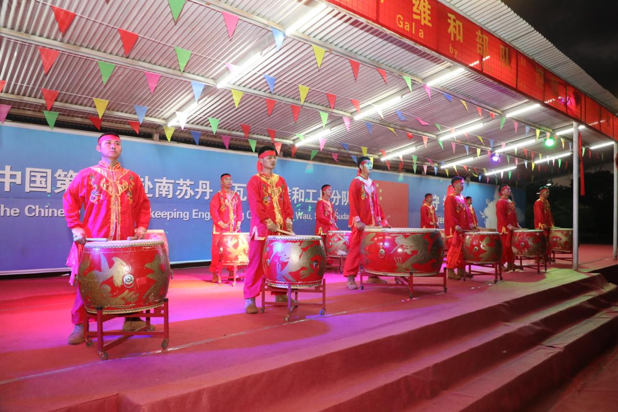 晚会现场。维和部队供图