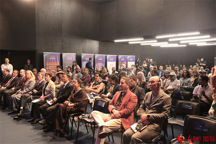 第五届巴西“中国影视作品展播季”活动现场。人民网记者 时元皓摄