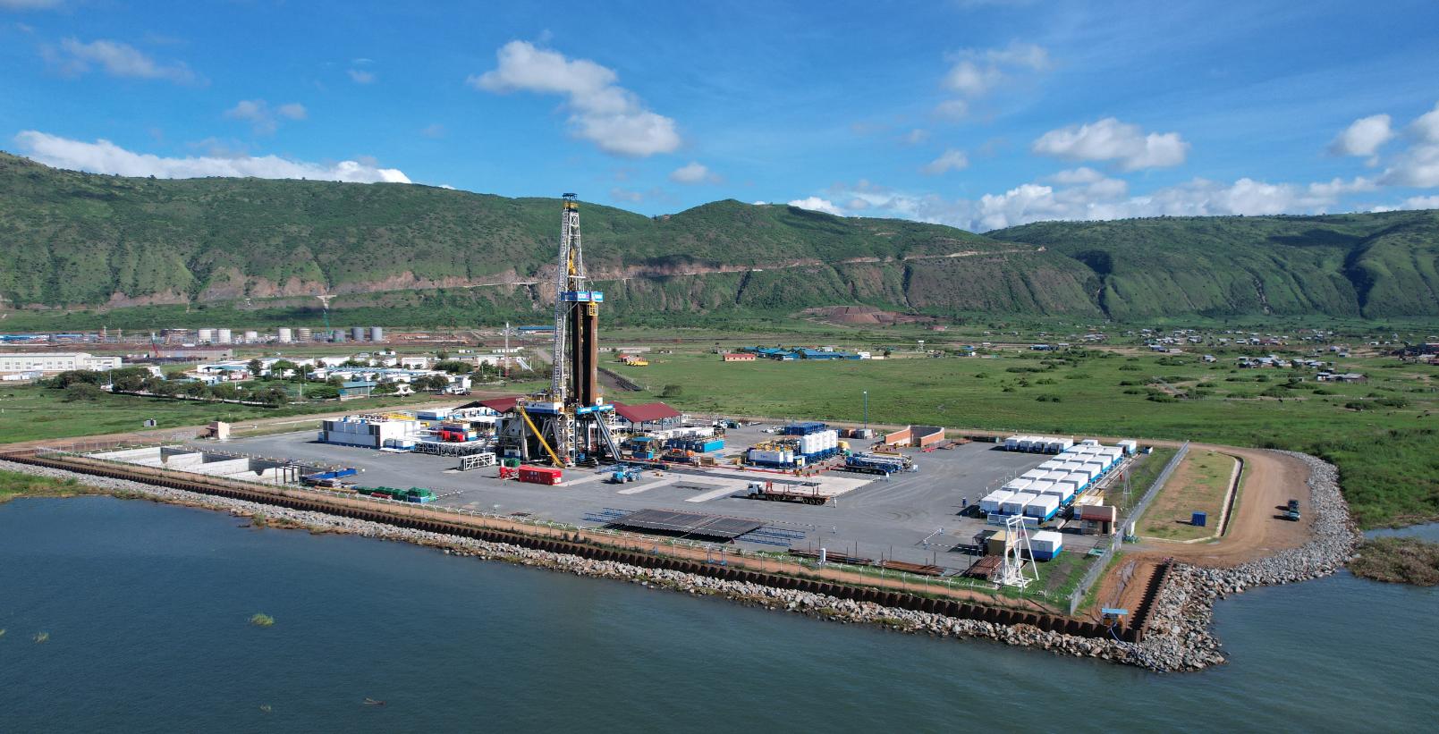 翠鸟油田钻井作业现场。中国海油供图