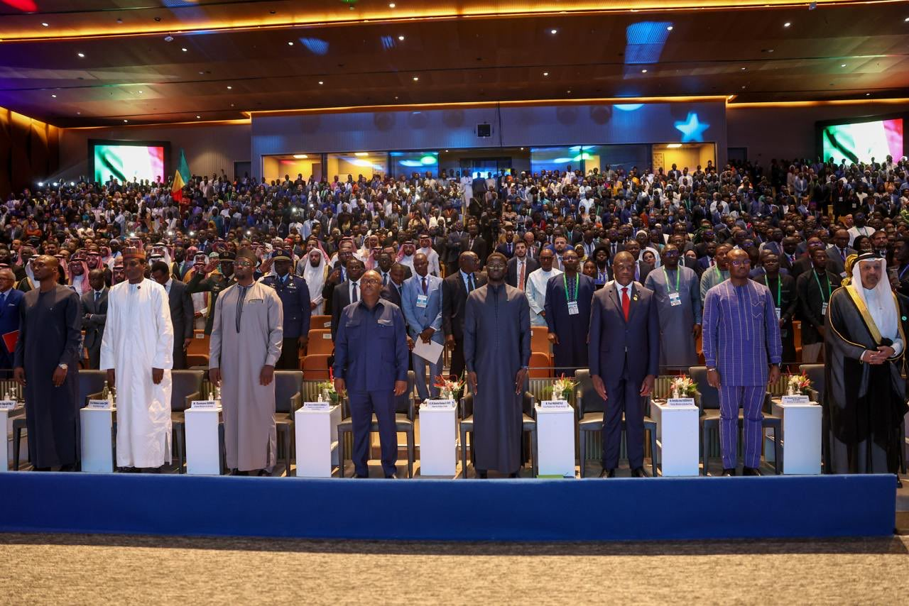 图为第二届投资塞内加尔论坛开幕式现场。中国驻塞内加尔大使馆供图