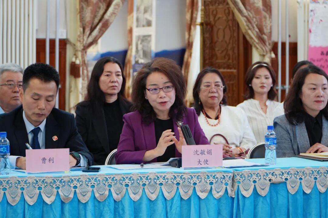 图为座谈会现场。中国驻蒙古国使馆供图