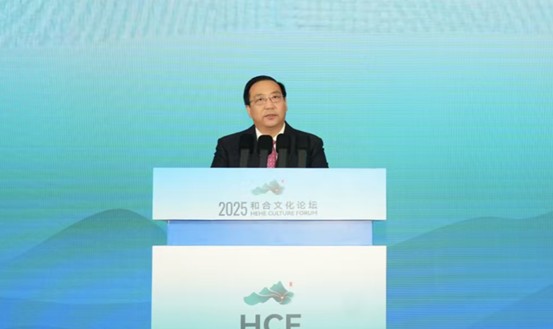 中国外文局局长常勃致辞。主办方供图