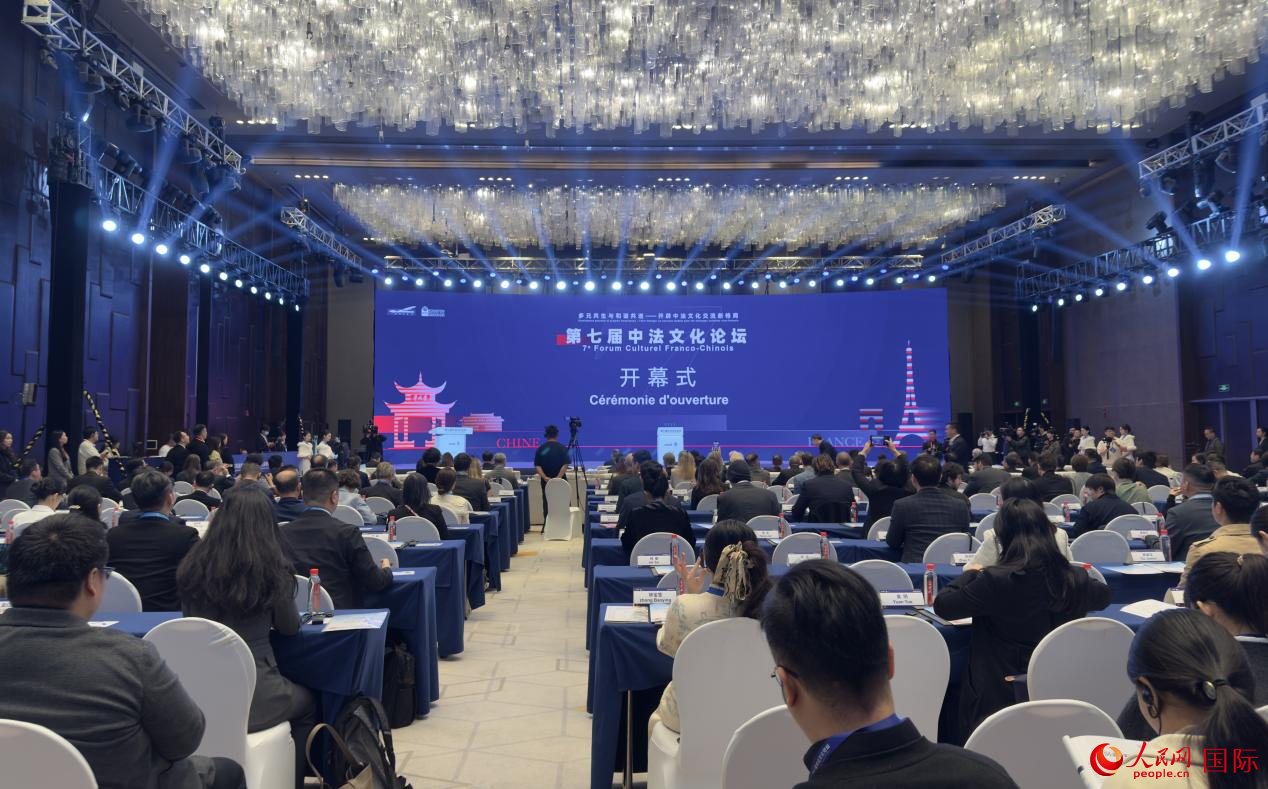 11月3日,第七届中法文化论坛在湖南省长沙市开幕。人民网记者 谢莹摄