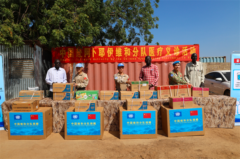 义诊活动现场。韩瑞田摄