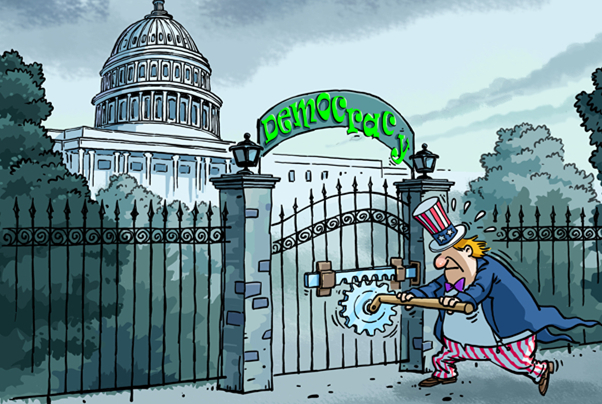 漫评美国政府停摆：“开门难”