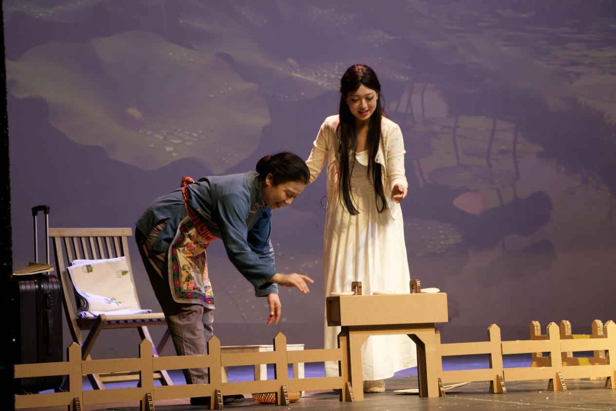 音乐剧《楚歌·回声》演出现场。内罗毕大学孔子学院供图