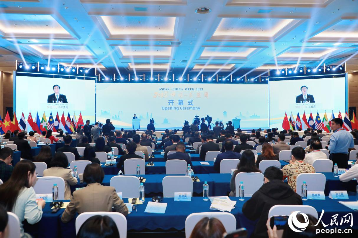 2025中国—东盟周开幕式现场。人民网记者 李唯一摄