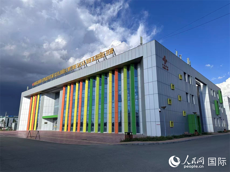 图为中国政府援建的蒙古国残疾儿童康复发展中心。人民网记者 张朋辉摄