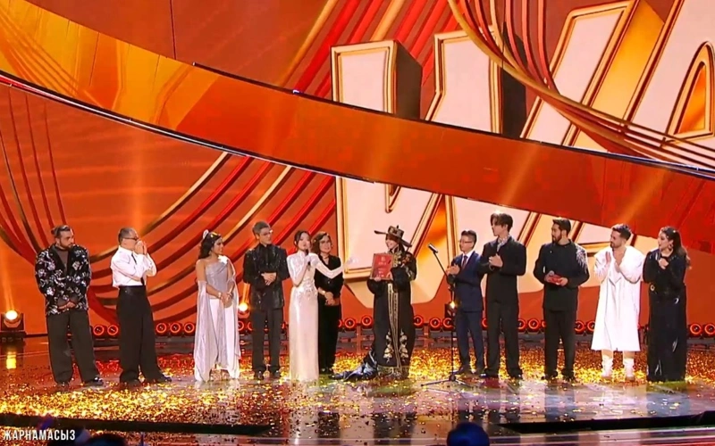 颁奖典礼。Jibek Joly电视台供图