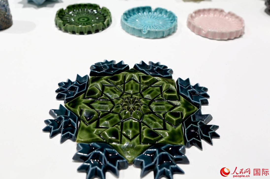 陶瓷艺术品。人民网 纳达尔·达乌德摄