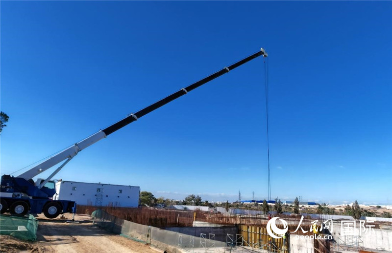 污水厂新生产线在建设中。人民网记者管克江摄